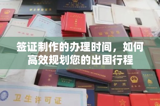 余江签证制作的办理时间，如何高效规划您的出国行程