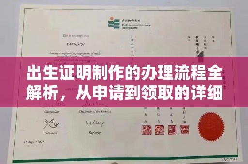余江出生证明制作的办理流程全解析，从申请到领取的详细指南