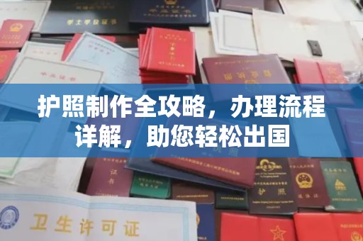 余江护照制作全攻略，办理流程详解，助您轻松出国