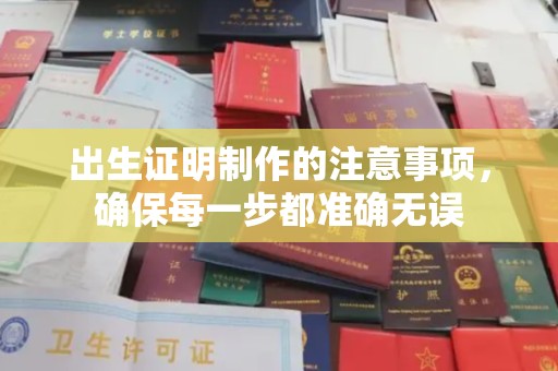 余江出生证明制作的注意事项，确保每一步都准确无误