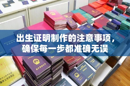 余江出生证明制作的注意事项，确保每一步都准确无误