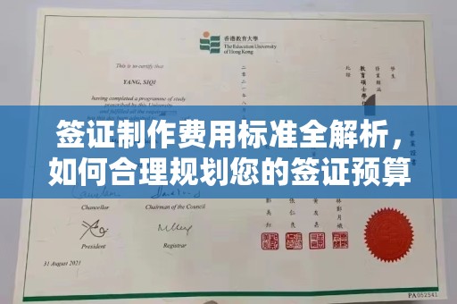 余江签证制作费用标准全解析，如何合理规划您的签证预算？